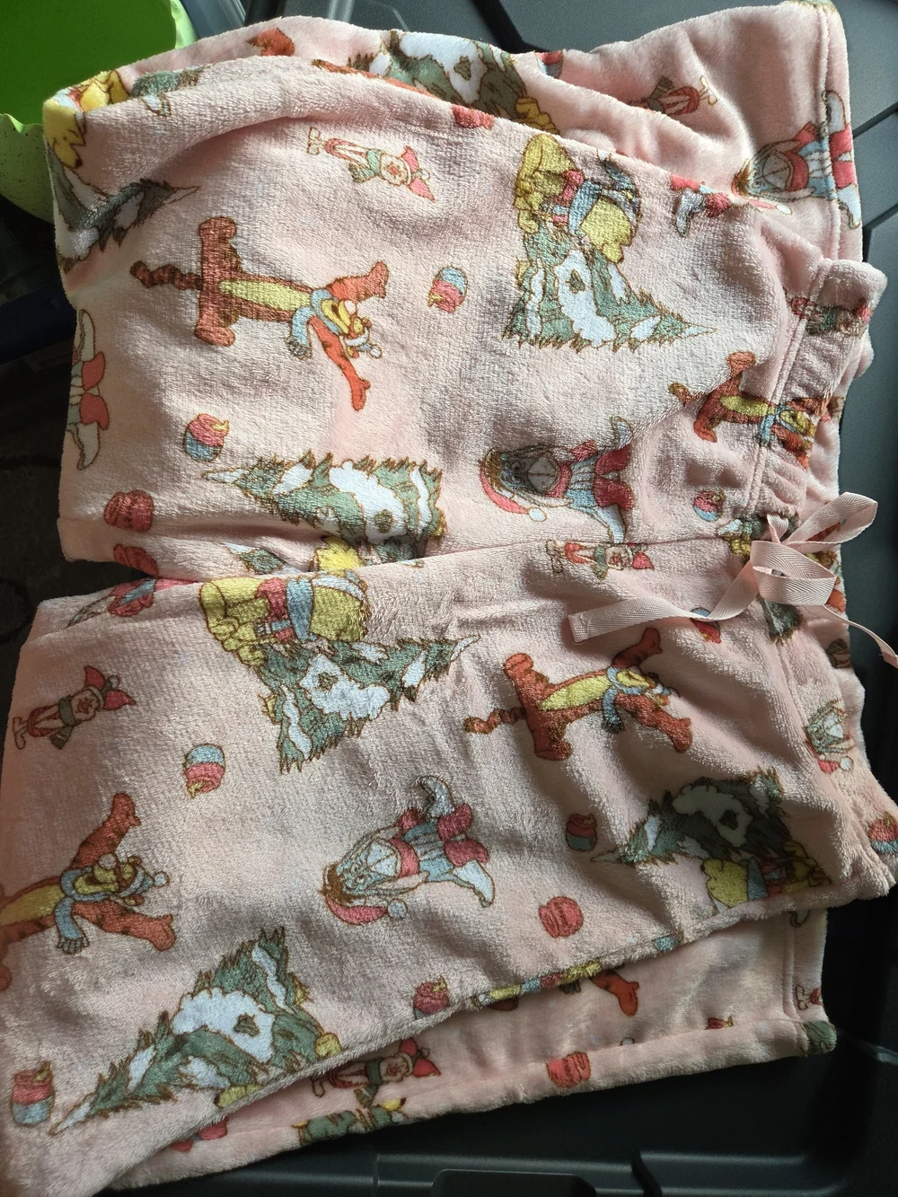 Disney Pink Christmas Pooh & Friends Pajama Pants - Picture 4 of 6